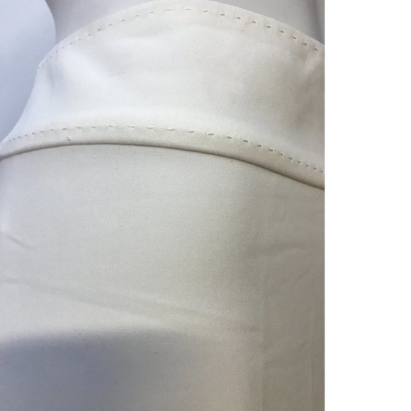 NEW PLUS SIZE 14 Le Chateau High Waist Modern Fit Ivory off White Wide Leg Pants - Picture 7 of 7